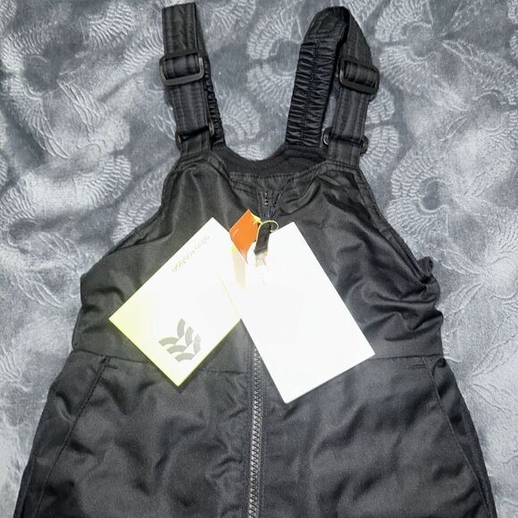 Kids  Snow Bib - All in Motion Black XS. Insulated. Wind And Water Resistant. Q - Picture 2 of 5